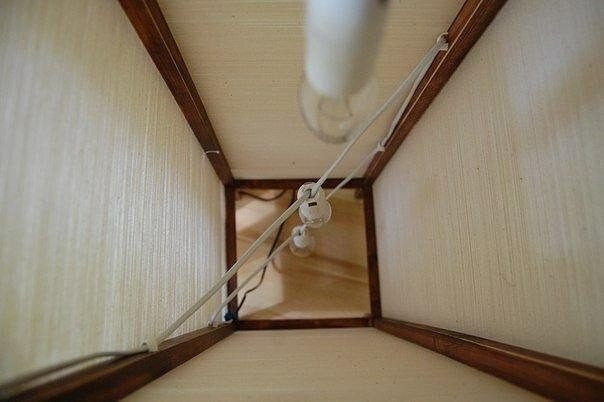 Напольный светильник своими руками