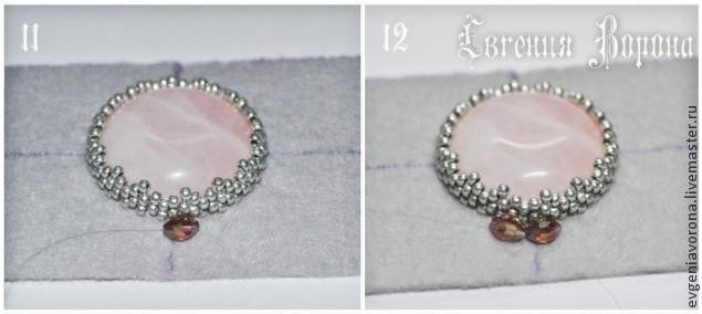 Нежный браслет вышитый бисером: мастер-класс, часть 1
