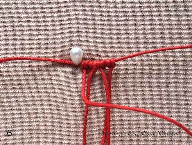 Плетёное сердечко в технике макраме: часть 1