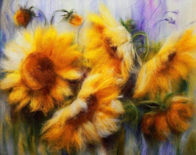 ​Шерстяная акварель