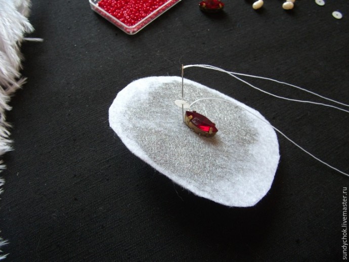 ​Создаем свадебные серьги "Мирослава": часть 1