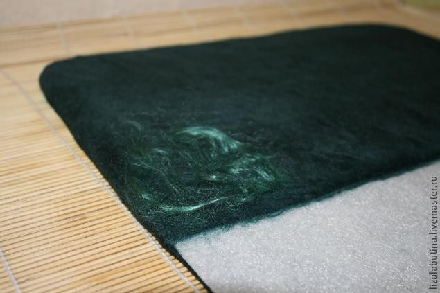 ​Валяный клатч: часть 4