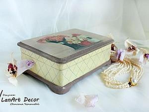 Шкатулка "Цветочное утро": мастер-класс, часть 4