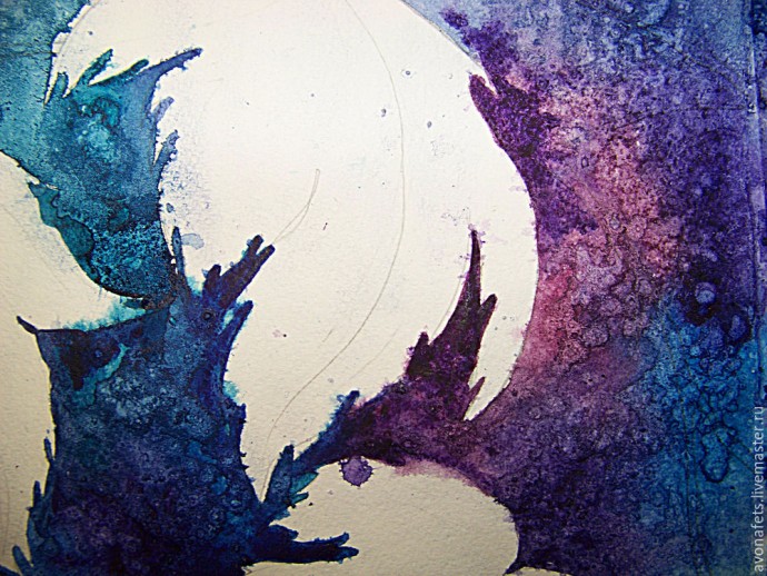 Осенний мастер-класс: акварель по-мокрому, часть 1