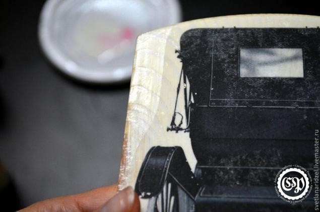 ​Вечный календарь настольный: мастер-класс по вживлению лазерной распечатки в дерево, часть 3