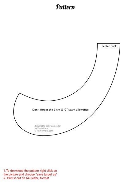 Обработка съемного воротника