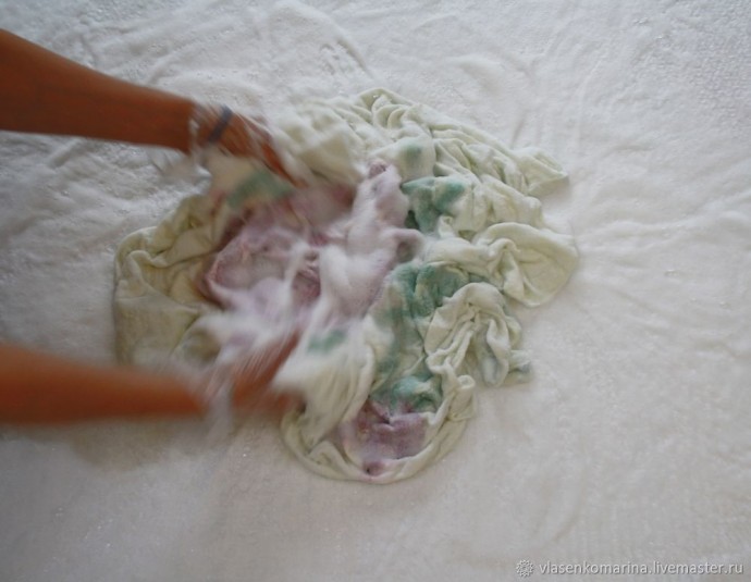 Валяем снежную розу: часть 3