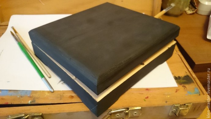 Расписываем шкатулку в свободном стиле