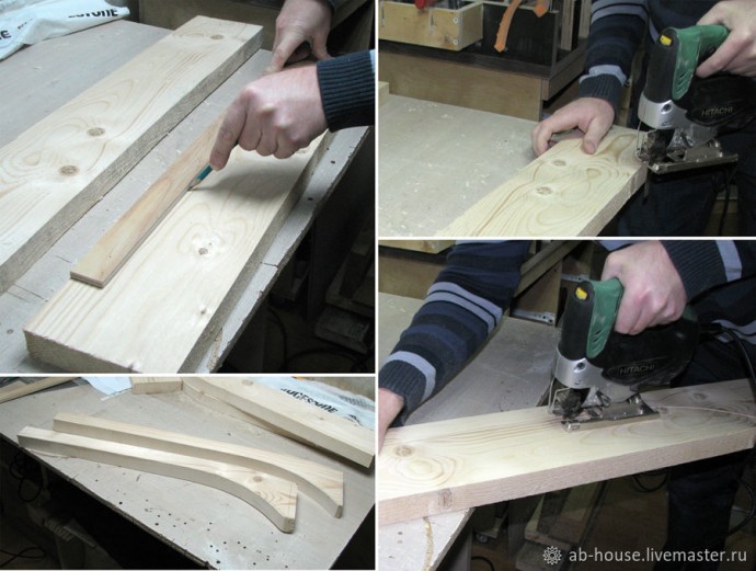 Мастерим дачную скамью "Полевая ромашка": часть 1