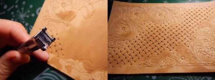 ​Тиснение по коже