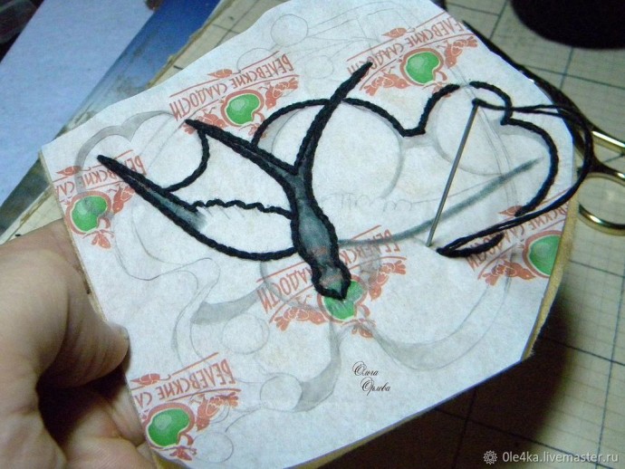 Вышиваем бисером "Облачко": часть 1