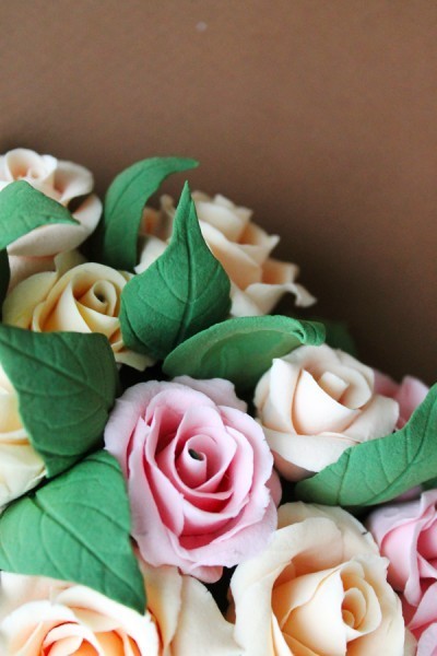 ​Мастерим сердце из роз: часть 6