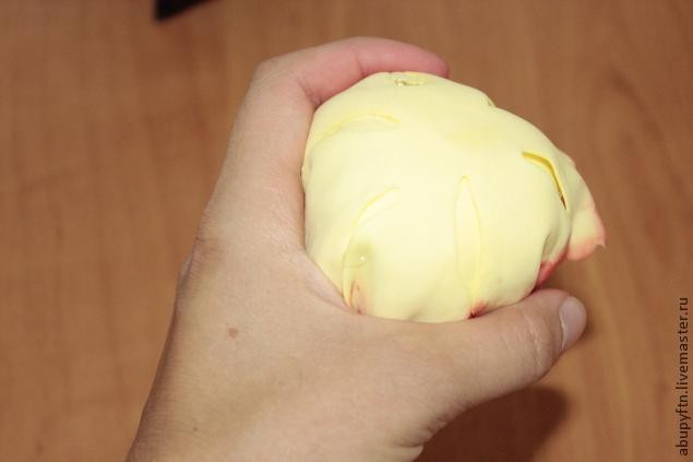 ​Пион из фоамирана своими руками: часть 3