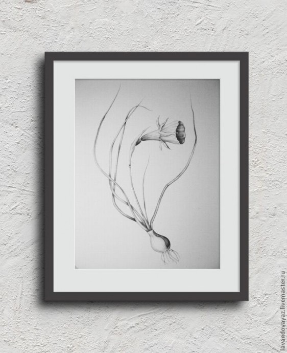 ​Рисуем изящный необычный цветок: часть 4