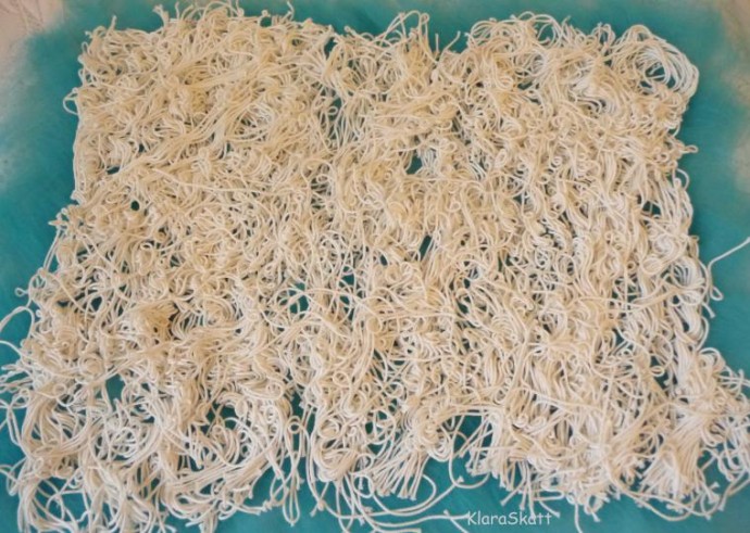 Создаем фактурный войлок из хлопковых ниток и шерсти Создаем фактурный войлок из хлопковых ниток и шерсти