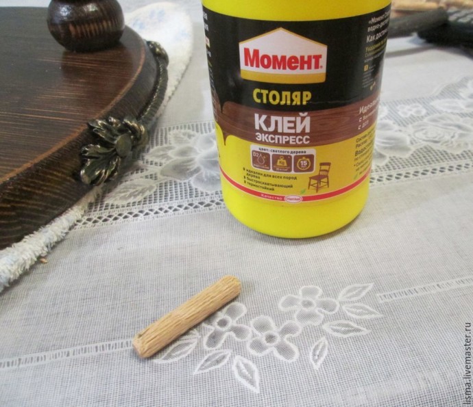 ​Мастерим кофейный столик с "коваными" элементами: часть 4