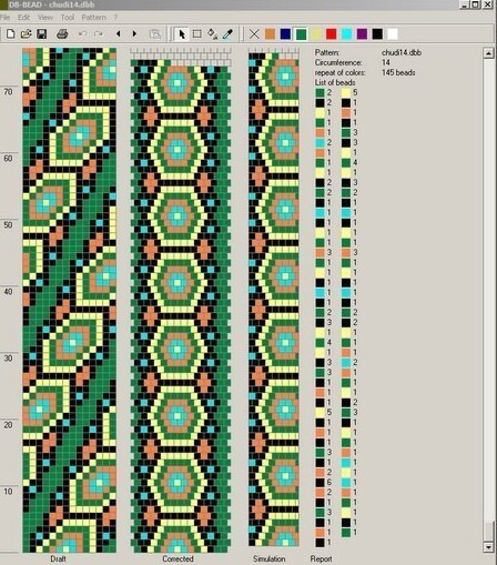 Плетем жгут "Черепаховая осень"