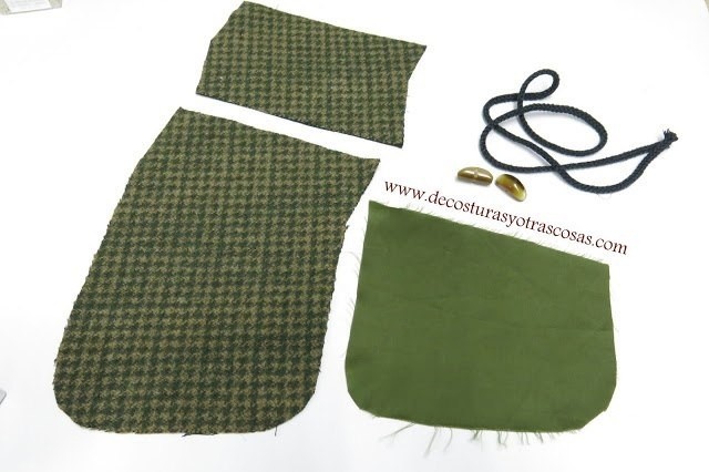 Накладной карман с цельнокроеным клапаном Накладной карман с цельнокроеным клапаном