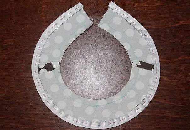 Обработка горловины обтачкой с кантом