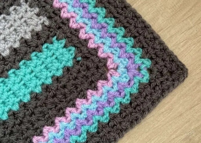 Плед или коврик крючком