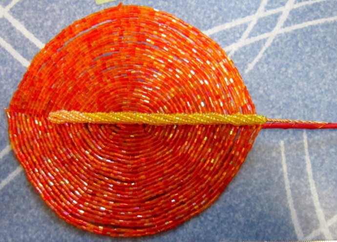 Антуриум из бисера