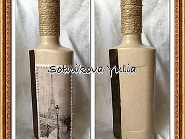 Декупаж с применением 2-шагового кракелюра: часть 2