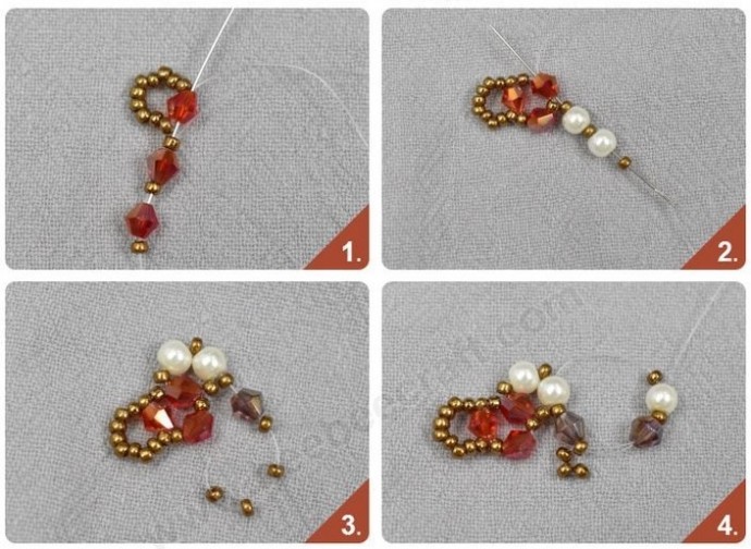 ​Колье с зубчиками