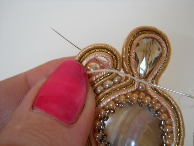 ​Мастер-класс по сутажу "Сутажные серьги Винтаж": часть 6