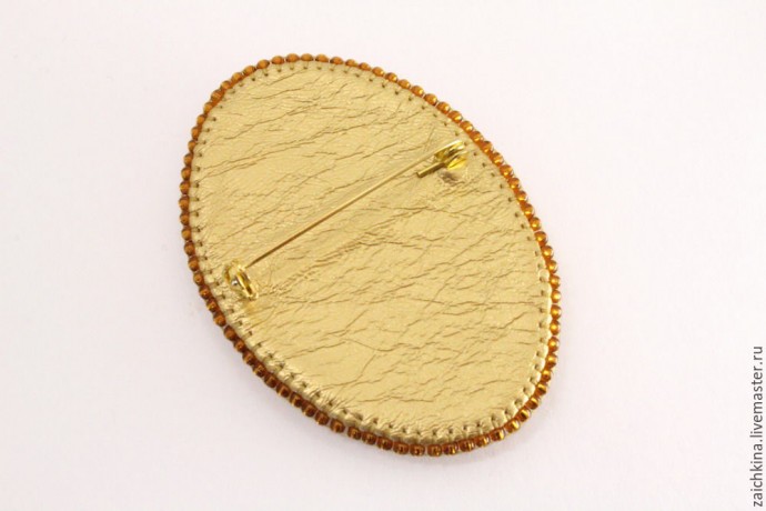 ​Вышиваем бисером брошь "Колоски": часть 4