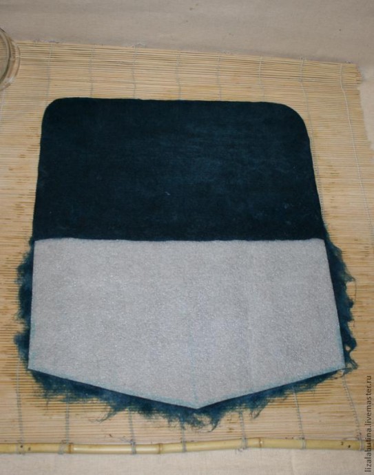 ​Валяный клатч: часть 2