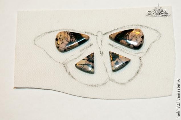 Вышивка бисером "Брошь-бабочка экзотическая": мастер-класс, часть 2