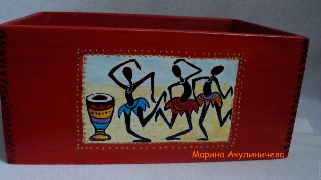 Мастер-класс по декорированию деревянного короба