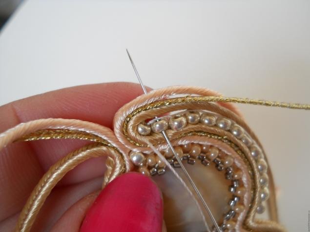 Мастер-класс по сутажу "Сутажные серьги Винтаж": часть 5 Мастер-класс по сутажу "Сутажные серьги Винтаж": часть 5