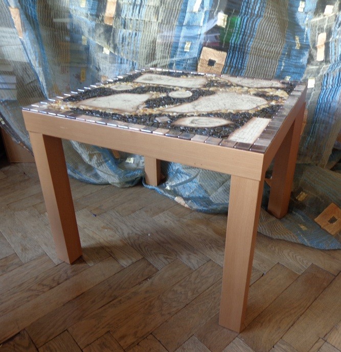 Мозаичный столик "Остров сокровищ"