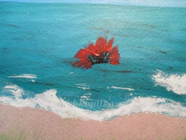 Летний пейзаж: маки, часть 2