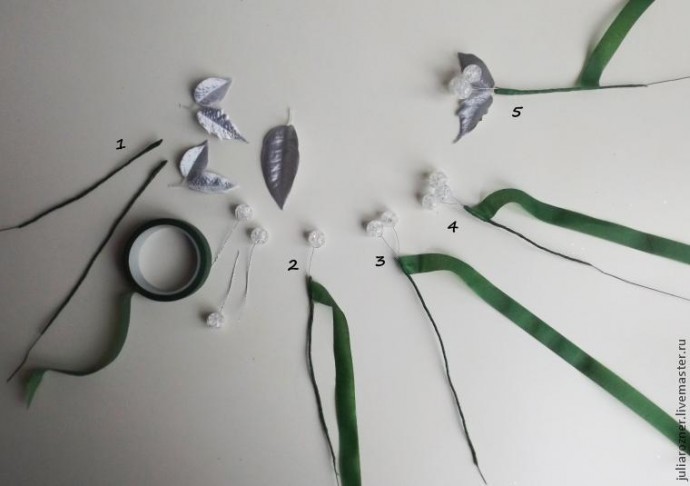 ​Мастерим свадебный букет: часть 2