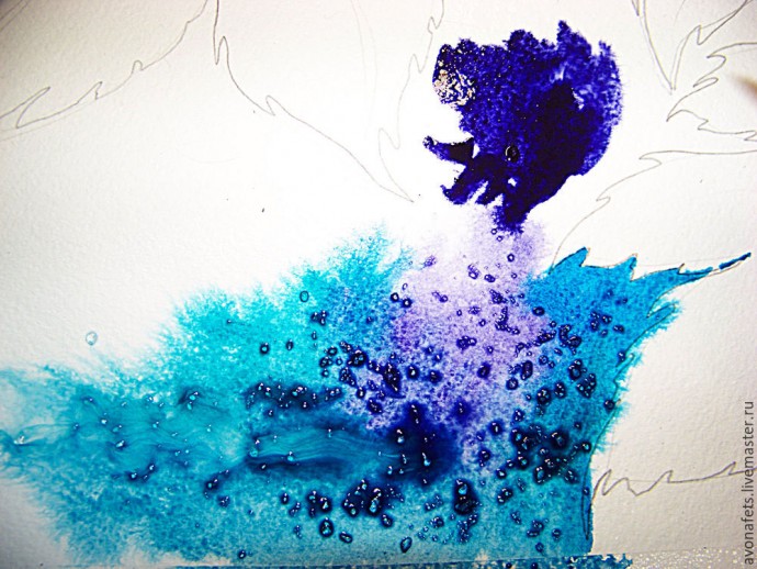 Осенний мастер-класс: акварель по-мокрому, часть 1