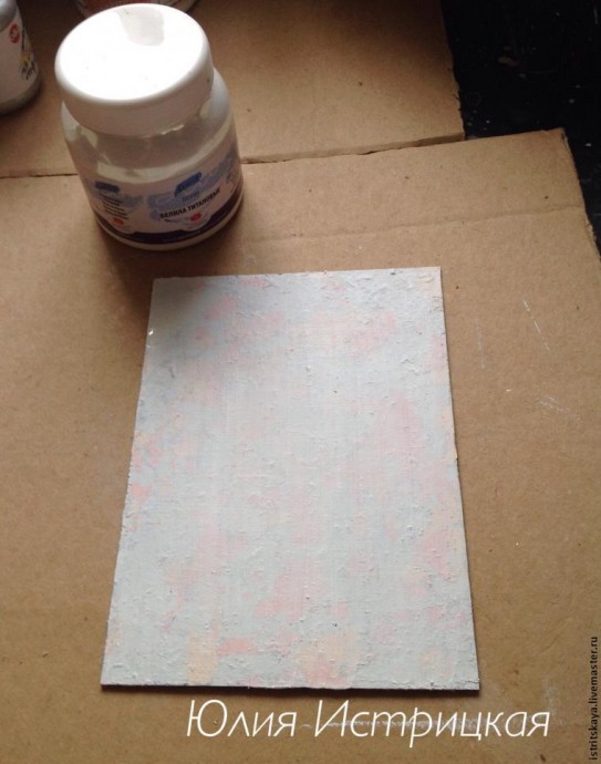 ​Создаем старинный зеркальный витраж: вживляем в стекло и работаем с поталью в хлопьях: часть 3