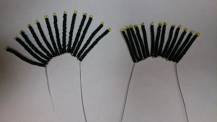 Мак из бисера