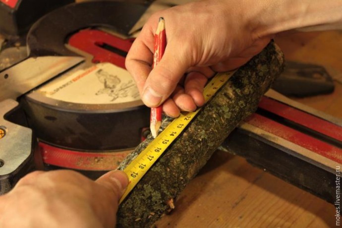 Как сделать березовый светильник: часть 1