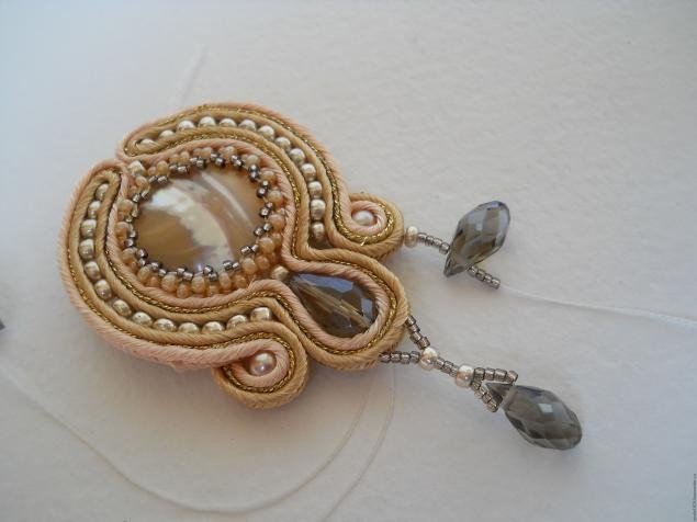 ​Мастер-класс по сутажу "Сутажные серьги Винтаж": часть 7