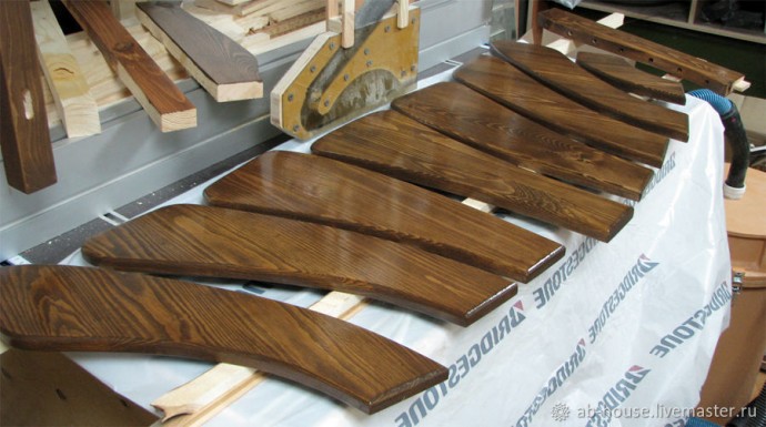 Мастерим дачную скамью "Полевая ромашка": часть 5