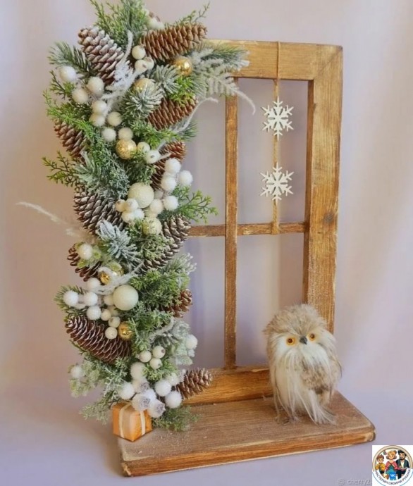 Новогодние зимние окна: идеи для творческого вдохновения