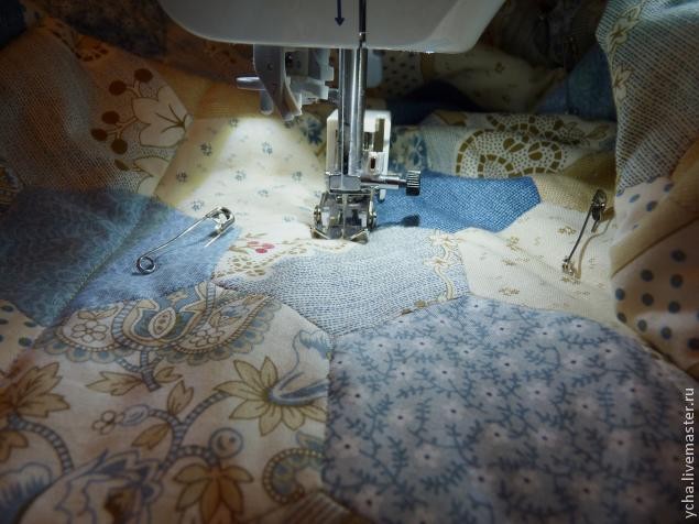 Изготовление блока "бабушкин сад" с помощью бумаги для заморозки