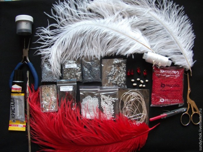 ​Создаем свадебные серьги "Мирослава": часть 1