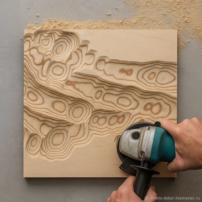 Делаем фактурное панно из фанеры своими руками Делаем фактурное панно из фанеры своими руками