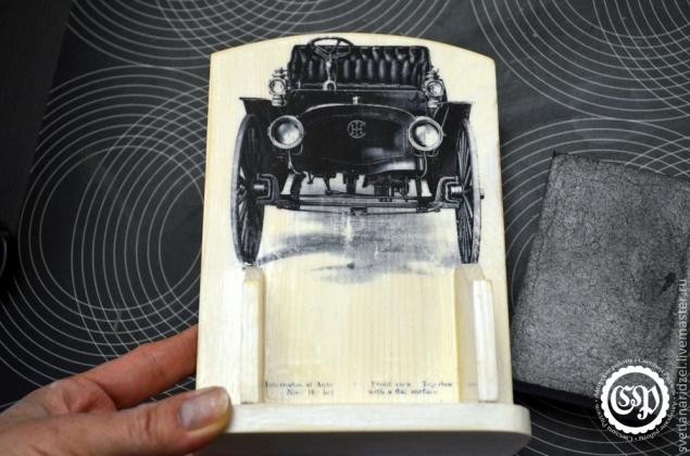 ​Вечный календарь настольный: мастер-класс по вживлению лазерной распечатки в дерево, часть 4