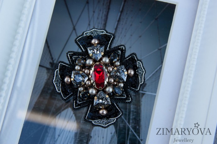 ​Создаем брошь-орден "Primavera": часть 4