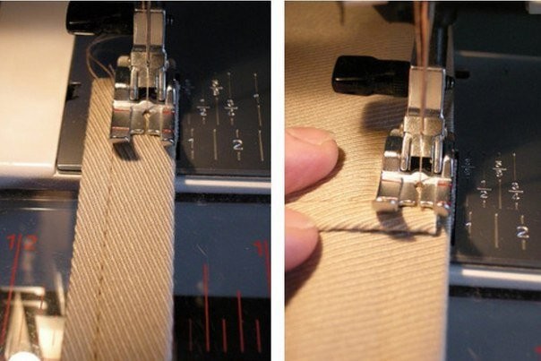 Пришиваем шлевки