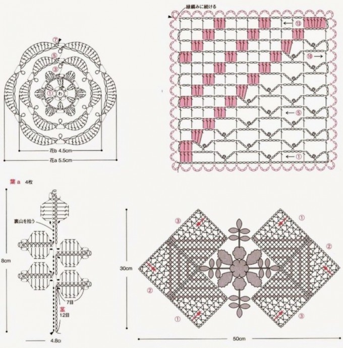 Салфетка: магия ирландского кружева
